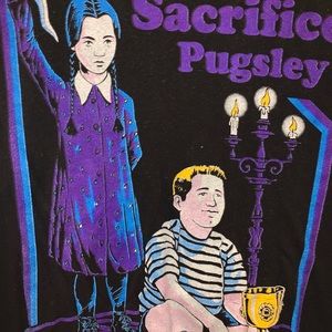 Addams Family T-shirt Lets Sacrifice Pugsley